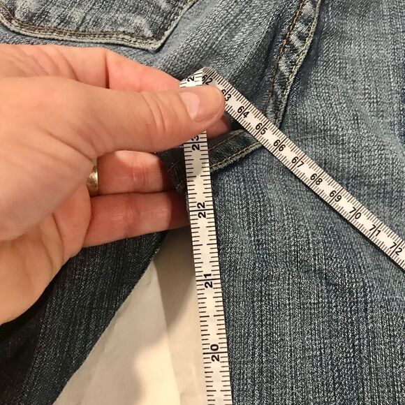 See thru souls size 29 cropped jeans EUC - Picture 5 of 5